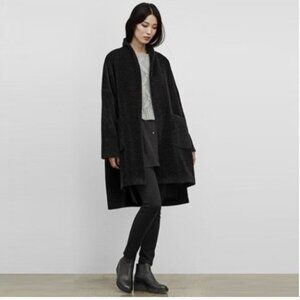 Eileen Fisher Suri Alpaca Wool Teddy Kimono Coat